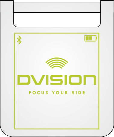 The DVISION display shows a control screen to check the positioning.